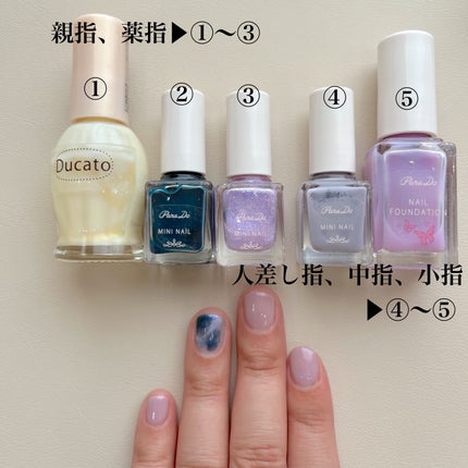 ミニネイル/パラドゥ/マニキュアを使ったクチコミ(2枚目)