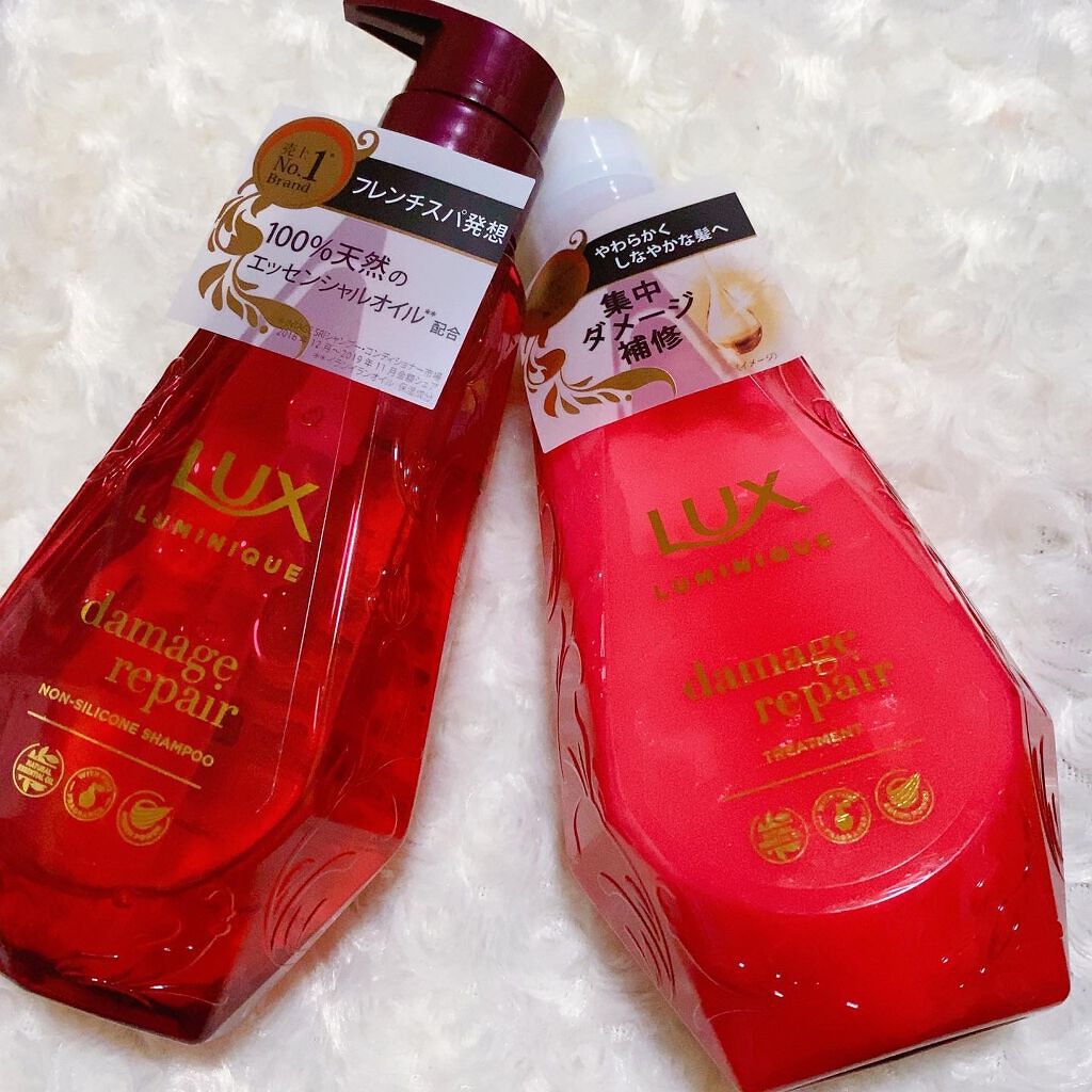 LUX ルミニーク ダメージリペア シャンプー／トリートメントのクチコミ「今回、LIPSを通して#ラックス 様から
#ラックスルミニークダメージリペア の
#シャンプー.....」（1枚目）