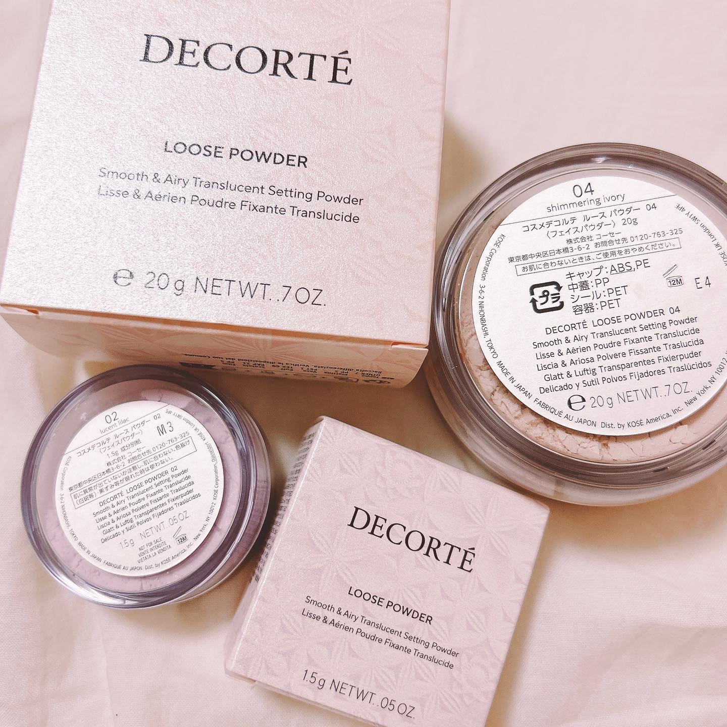 ルース パウダー 04 shimmering ivory/DECORTÉ/ルースパウダーを使ったクチコミ（2枚目）