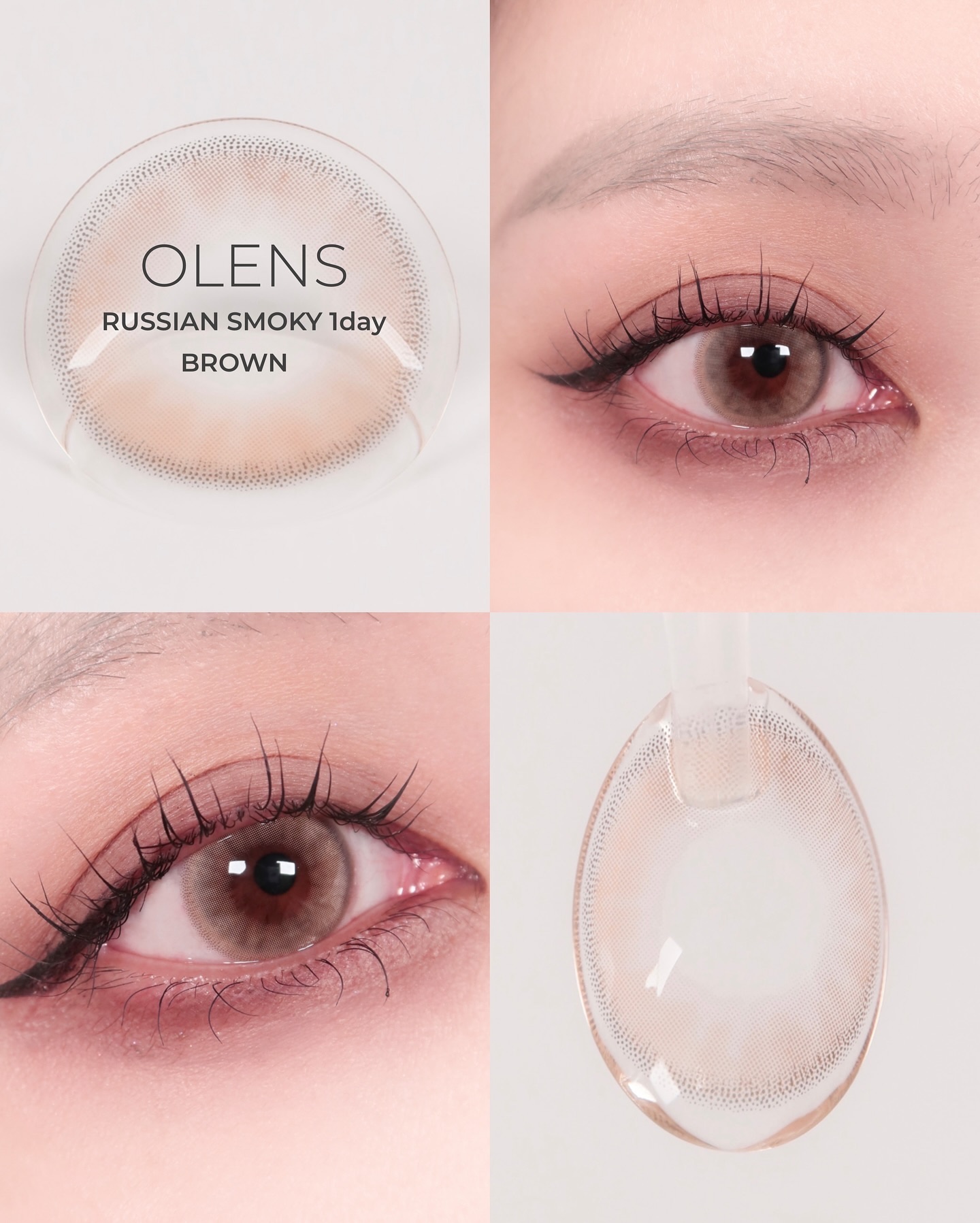 ロシアンスモーキー/OLENS/カラーコンタクトレンズを使ったクチコミ（3枚目）