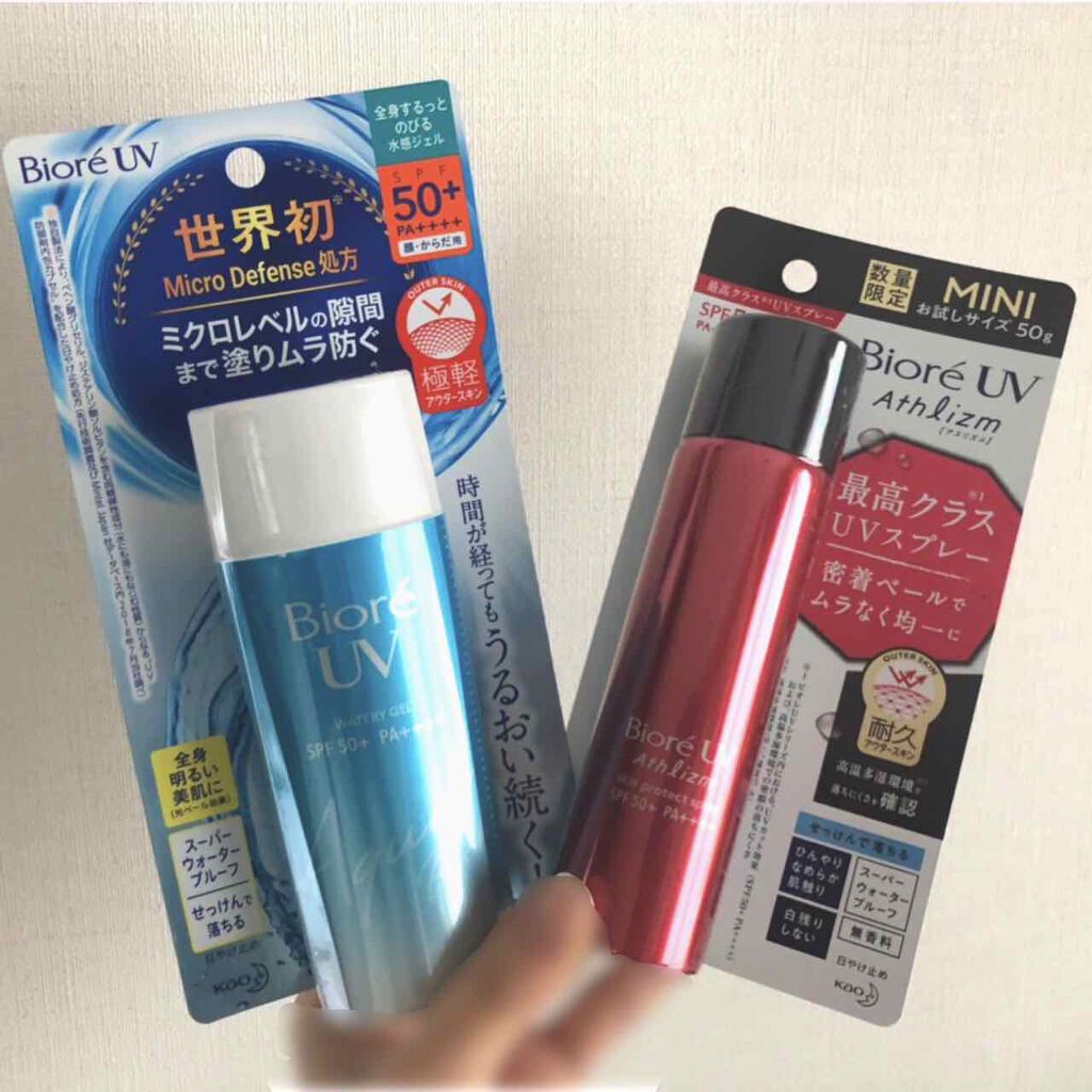 ビオレUV アクアリッチウォータリージェル /ビオレ/日焼け止め・UVケアを使ったクチコミ(1枚目)