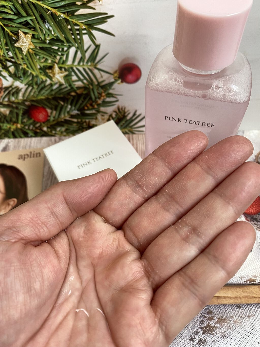 ピンクティーツリートナー/APLIN/化粧水を使ったクチコミ（3枚目）