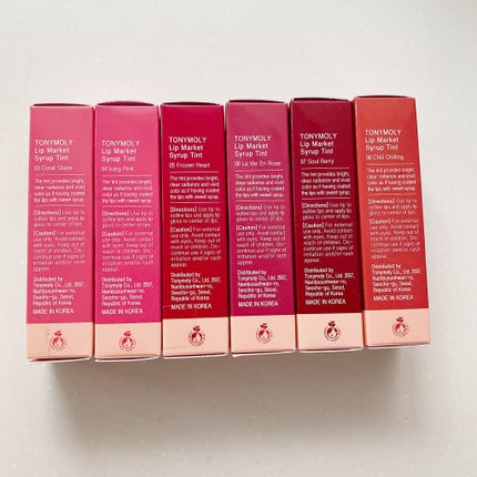 トニモリリップマーケットシロップティント/TONYMOLY/リップティントを使ったクチコミ(5枚目)