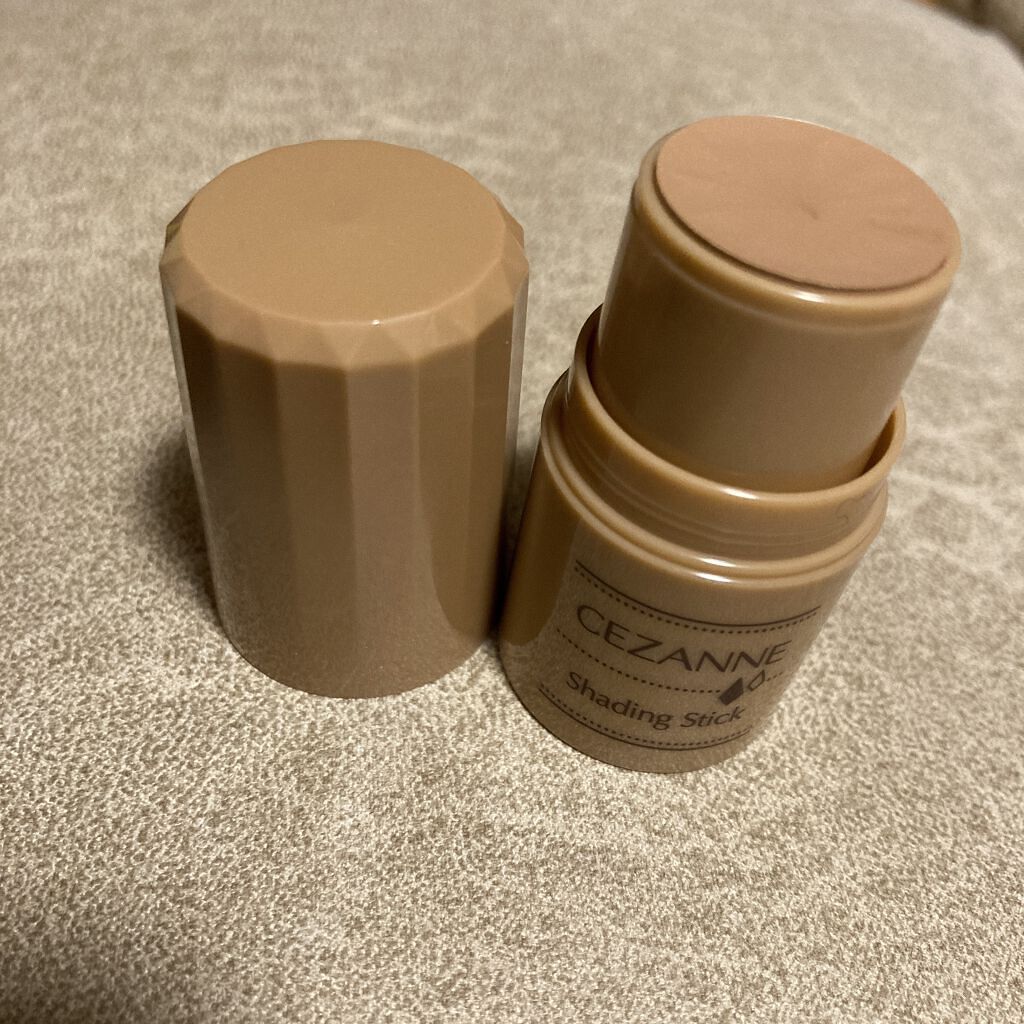 シェーディングスティック 01 マット ブラウン/CEZANNE/シェーディングを使ったクチコミ（2枚目）