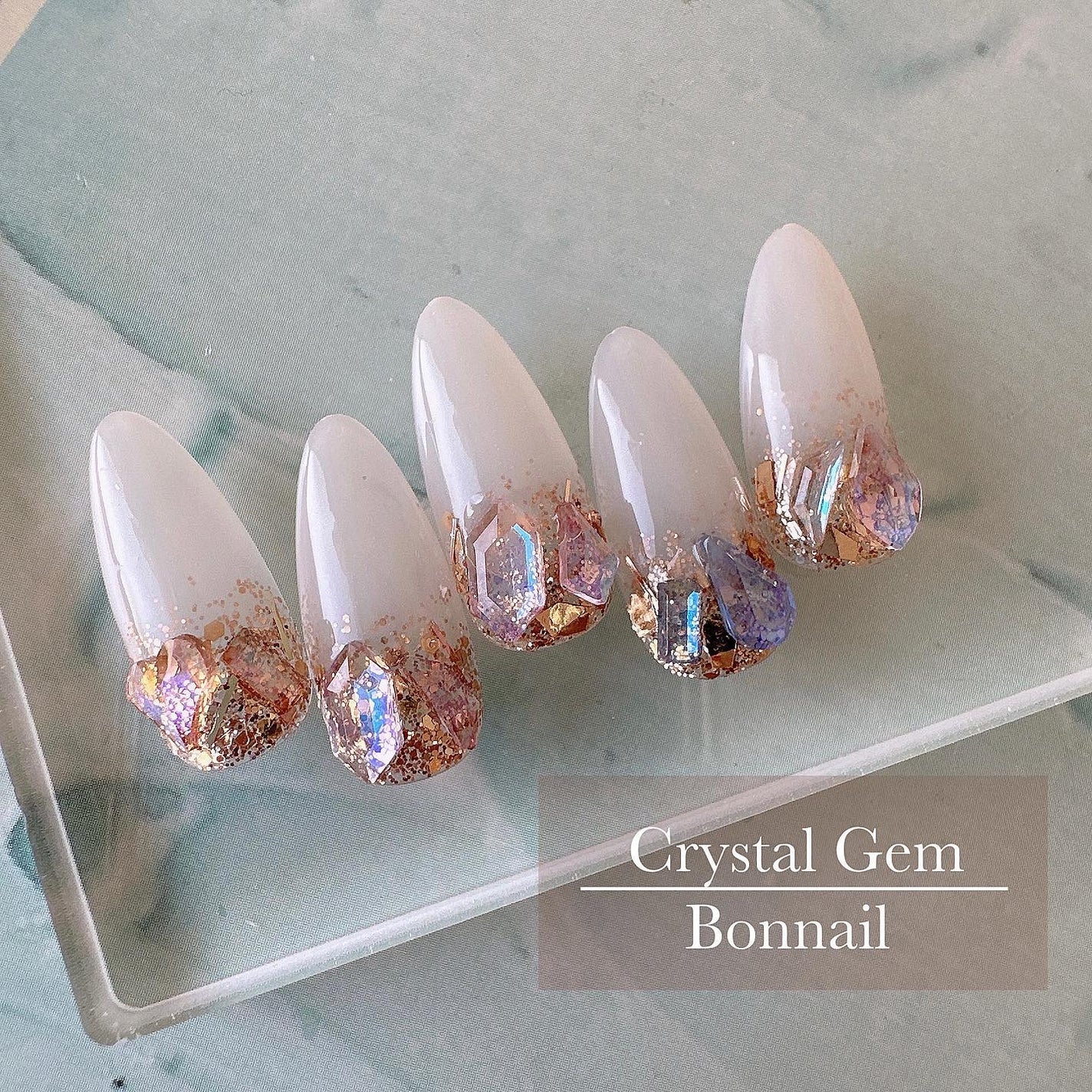 Yuki on LIPS 「@bonnail_insta💎CrystalGem💎BWJにて..」(1枚目)