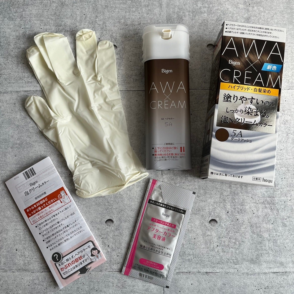 泡クリームカラー/ビゲン/ヘアカラーを使ったクチコミ(1枚目)