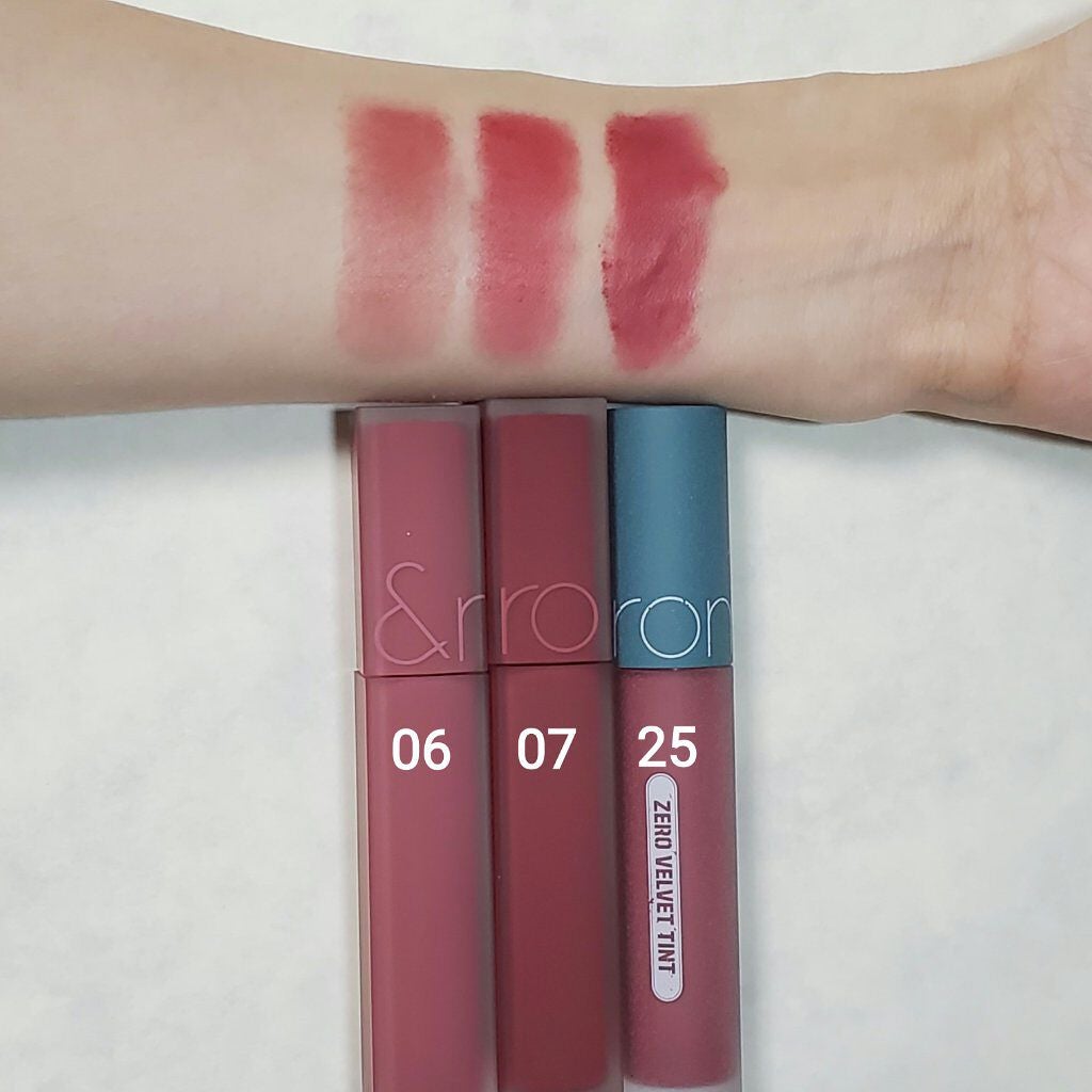 ゼロベルベットティント/rom&nd/リップティントを使ったクチコミ(2枚目)