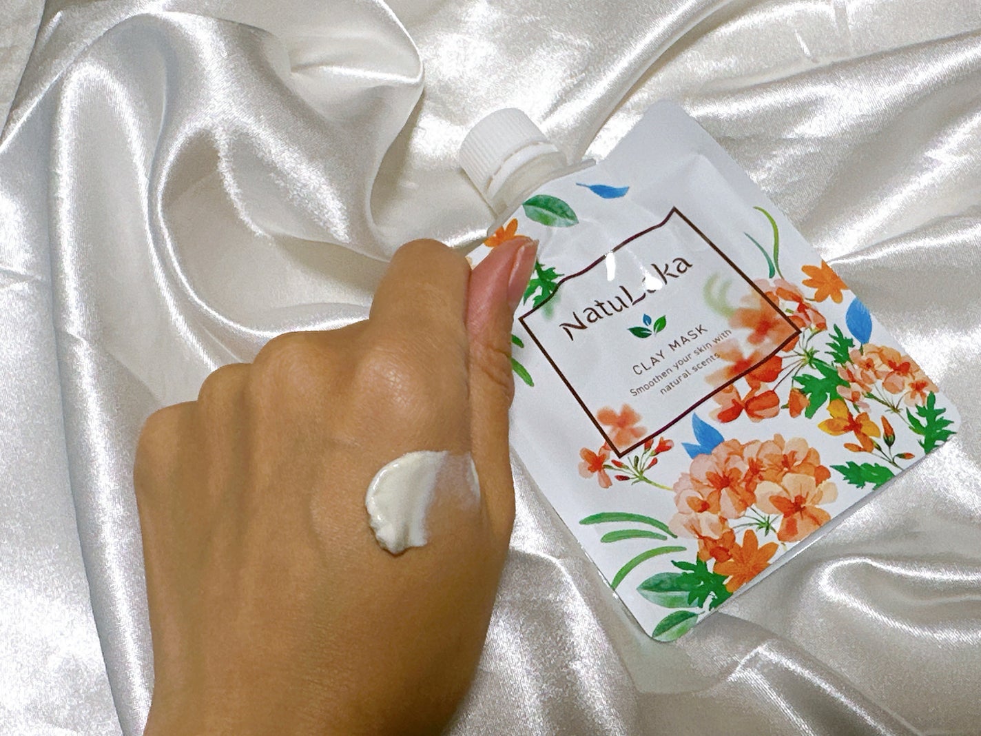 ナチュラカ スムーススキンクレイマスク/NatuLaka/洗い流すパック・マスクを使ったクチコミ(2枚目)