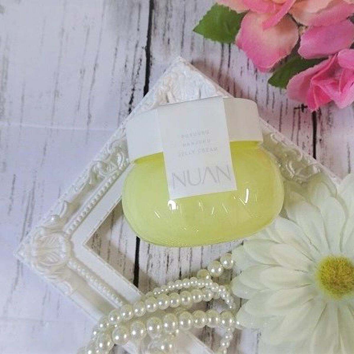 白玉もちウォータークリーム/NUAN/フェイスクリームを使ったクチコミ（3枚目）