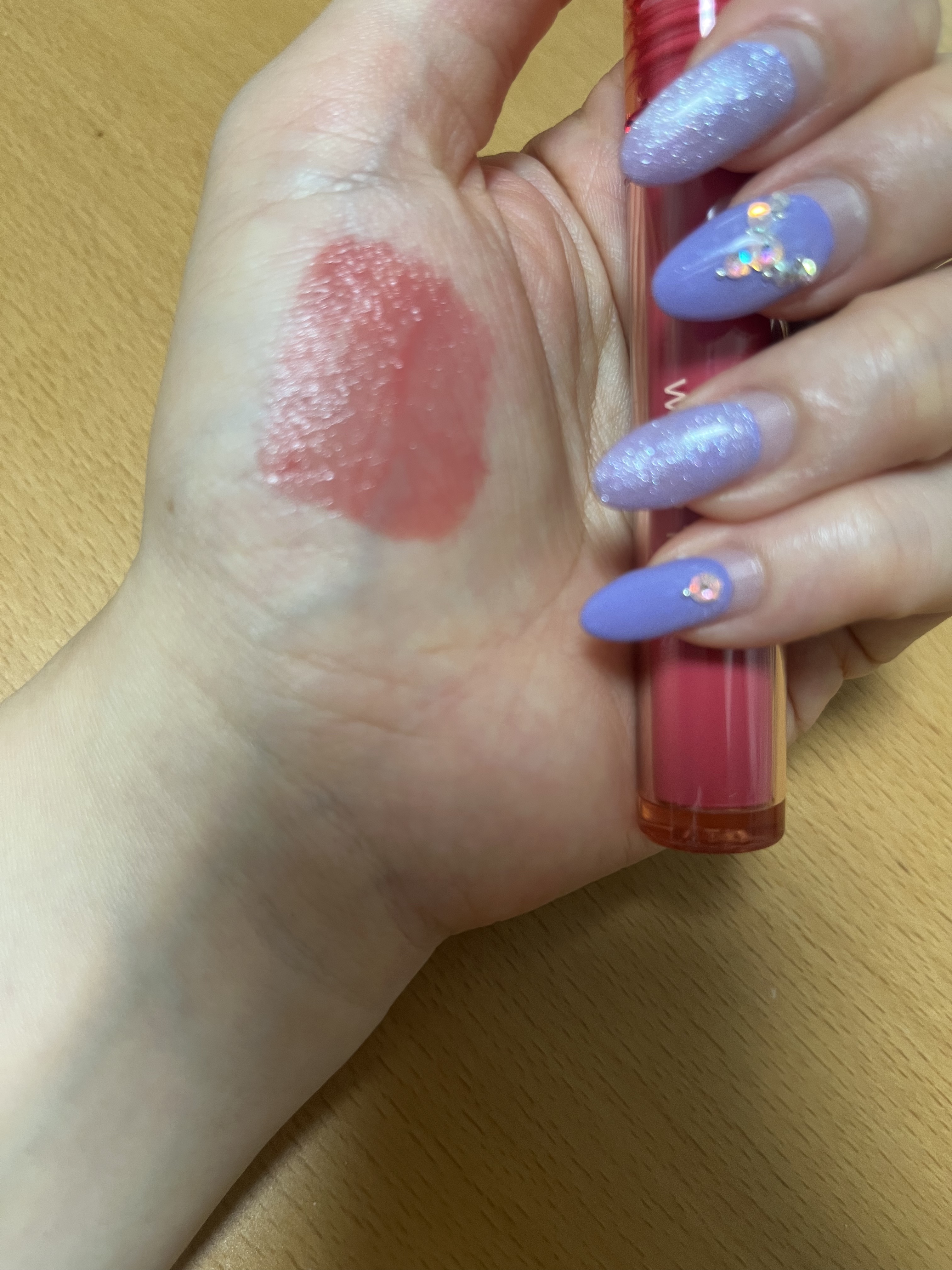 アピュー ジューシーパン ウォーターティント PK02　プラム/A’pieu/リップティントを使ったクチコミ（3枚目）