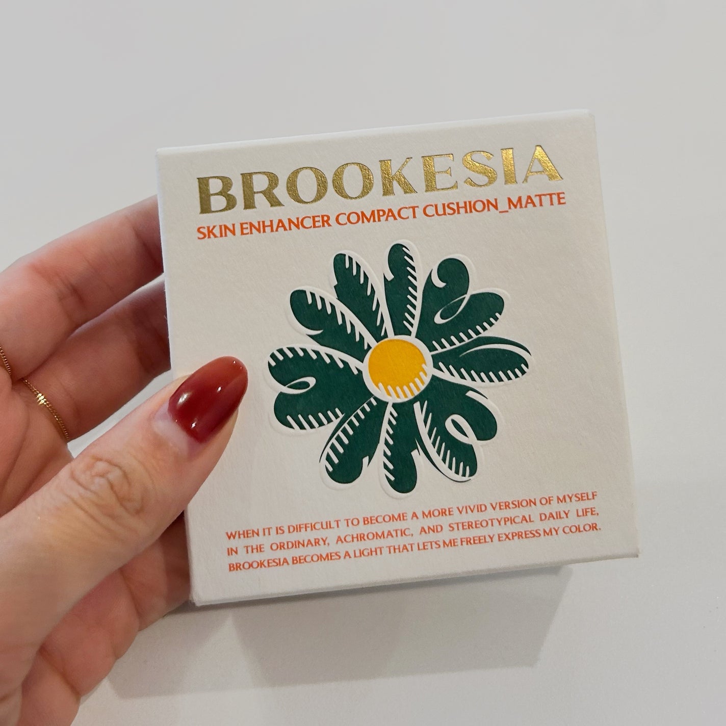 スキンエンハンサー コンパクト クッション (マット)/BROOKESIA/クッションファンデーションを使ったクチコミ(2枚目)