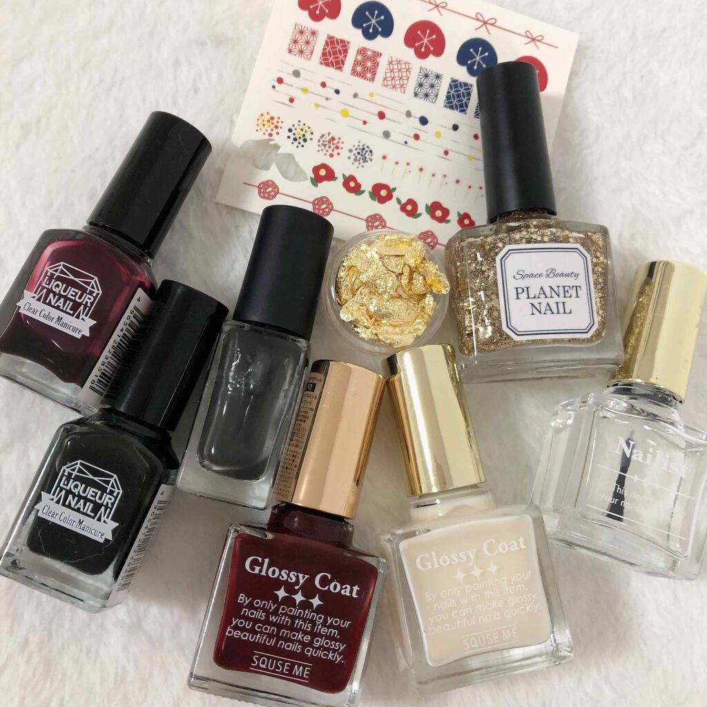 グロッシーコート/スキューズミー/オールインワンネイルを使ったクチコミ（2枚目）