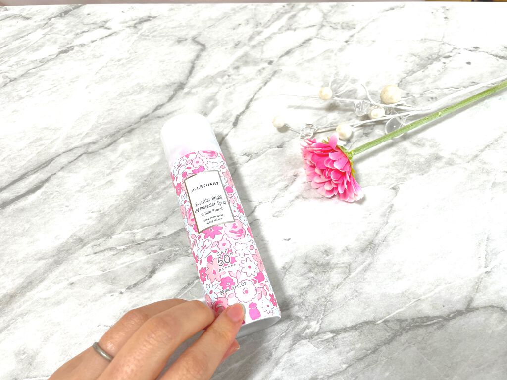 エブリデイブライト UVプロテクター スプレー ホワイトフローラル/JILL STUART/日焼け止めミスト・スプレーを使ったクチコミ（1枚目）