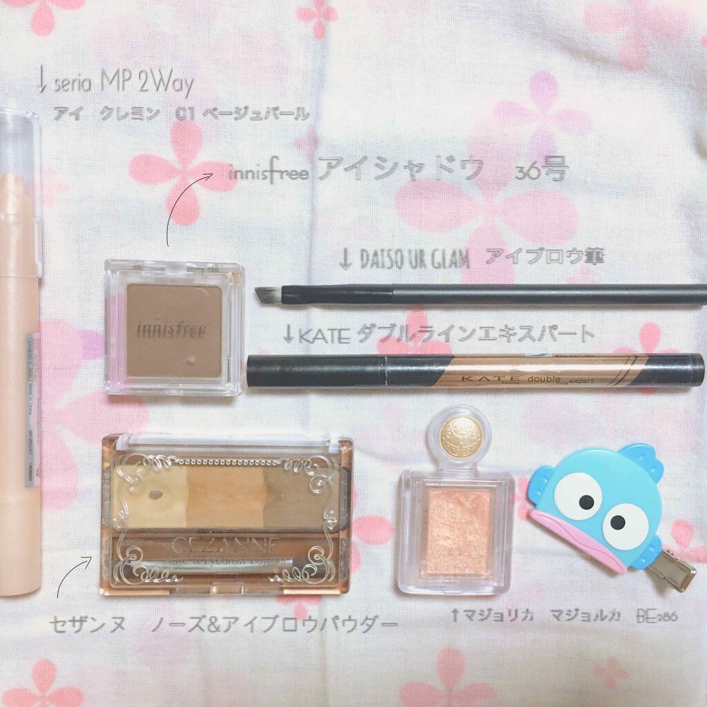 ノーズ&アイブロウパウダー/CEZANNE/パウダーアイブロウを使ったクチコミ(2枚目)