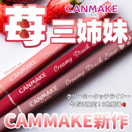 クリーミータッチライナー/キャンメイク/ジェルアイライナーを使ったクチコミ(1枚目)