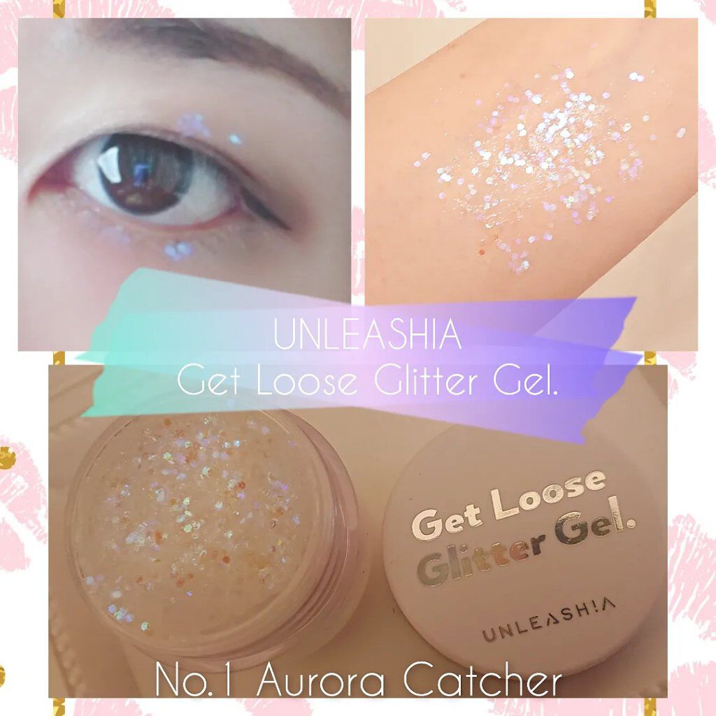 ゲットルーズグリッタージェル/unleashia/グリッターを使ったクチコミ（1枚目）