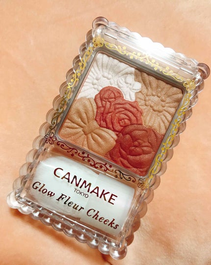 グロウフルールチークス/キャンメイク/パウダーチークを使ったクチコミ(1枚目)