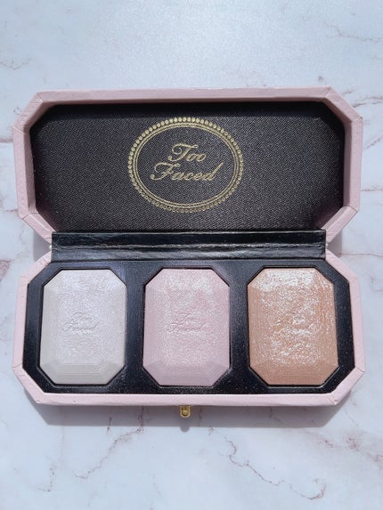 ~ダイヤモンドライト シリーズ~ マルチユース ハイライター トリオ/Too Faced/パウダーハイライトを使ったクチコミ(4枚目)