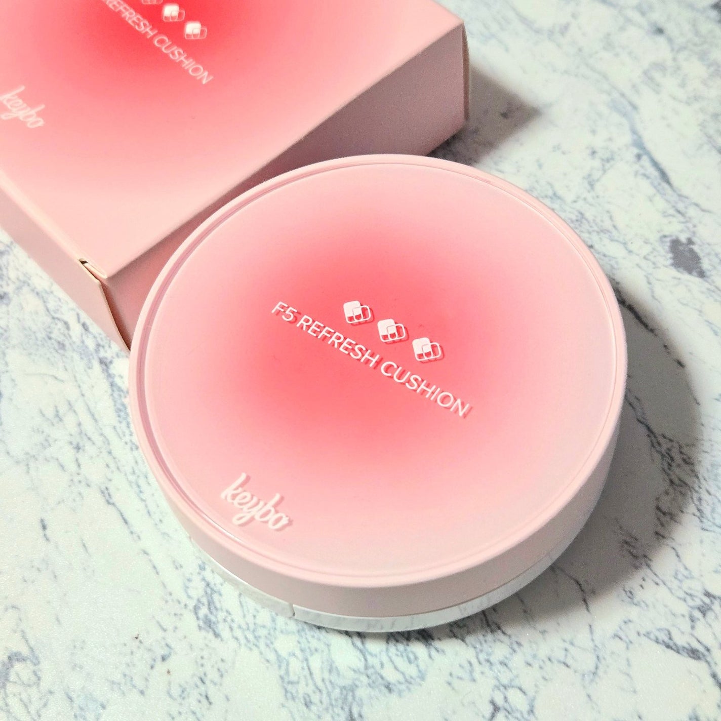 F5 リフレッシュクッション/keybo/クッションファンデーションを使ったクチコミ(2枚目)