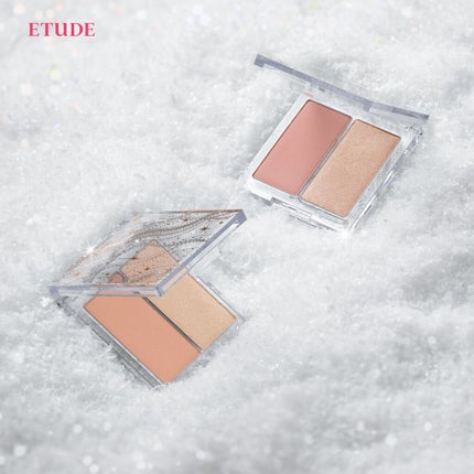 グリッタースノー フェイスパレット/ETUDE/パウダーハイライトを使ったクチコミ(1枚目)