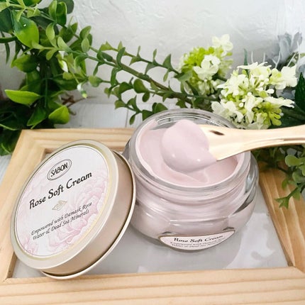 SABON ローズソフトクリームのクチコミ「「SABON(サボン)
ローズソフトクリーム」
80ml12,100円
2022年8月25.....」(3枚目)