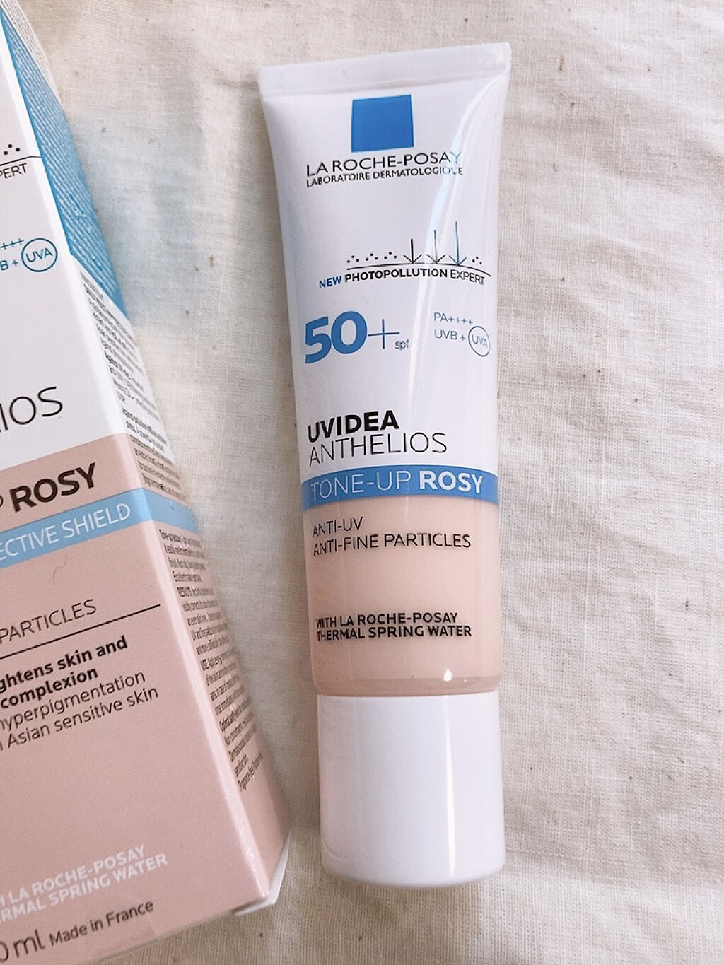 UVイデア XL プロテクショントーンアップ ローズ/ラ ロッシュ ポゼ/日焼け止めクリームを使ったクチコミ（1枚目）