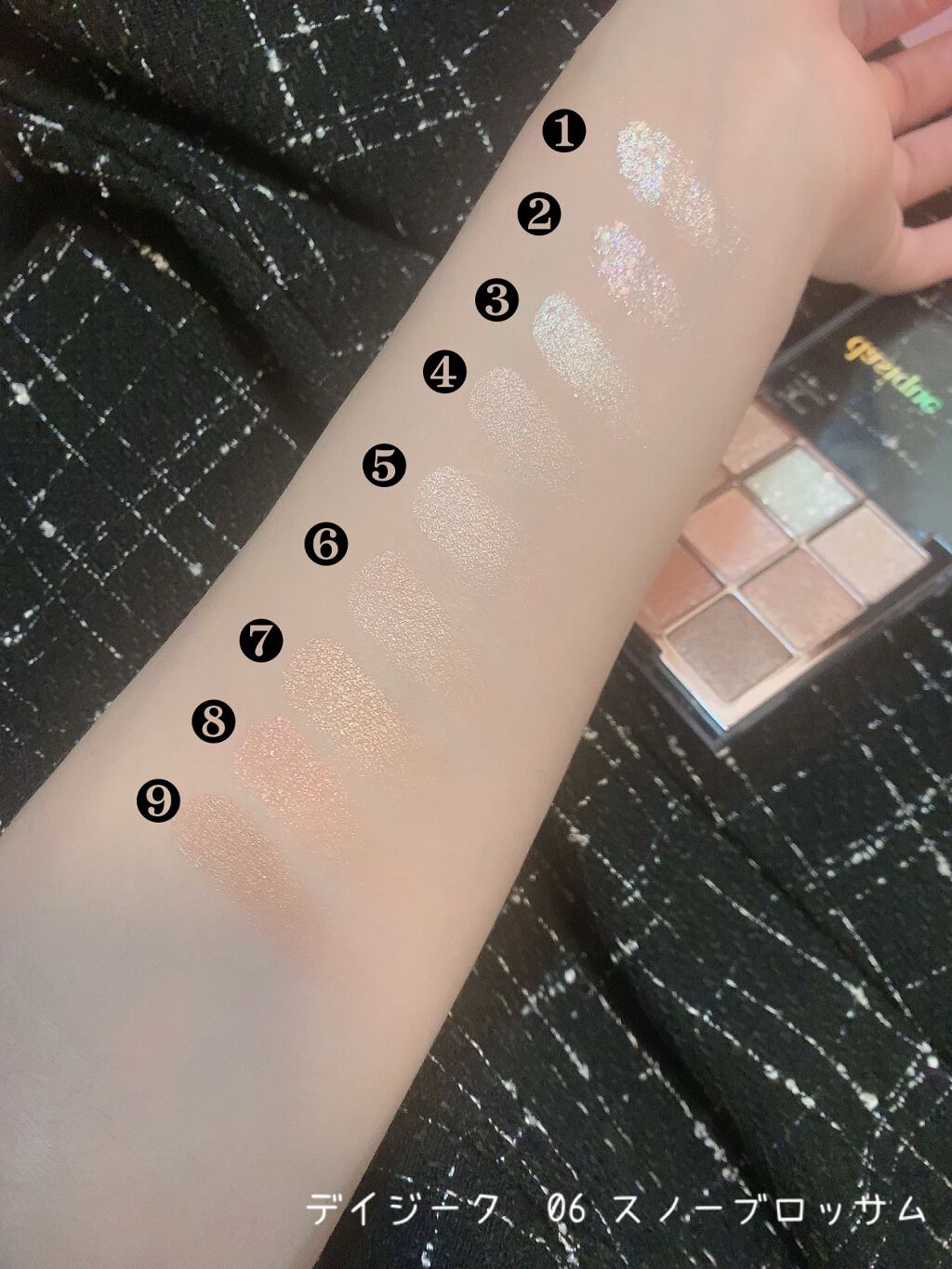 シャドウパレット/dasique/アイシャドウパレットを使ったクチコミ(2枚目)