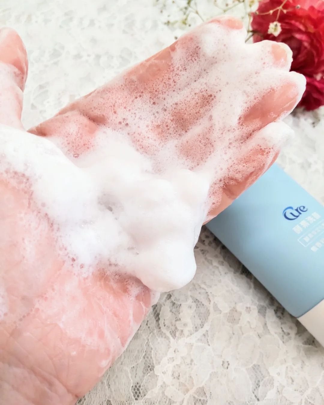 アミノネクリアウォッシュ/Cure/洗顔フォームを使ったクチコミ(4枚目)