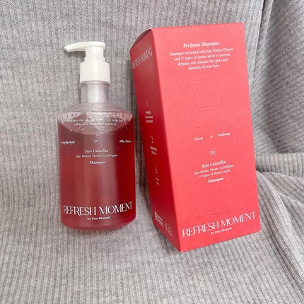 リフレッシュモーメントパフュームシャンプー/トリートメント Jeju Camellia/Free Moment /市販シャンプーを使ったクチコミ(3枚目)