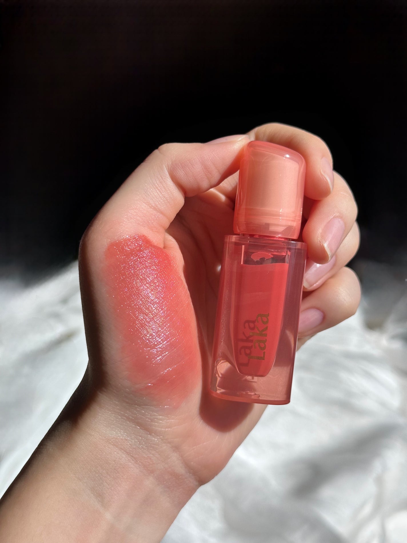 ジェリーイングヌードグロス/Laka/リップグロスを使ったクチコミ(3枚目)