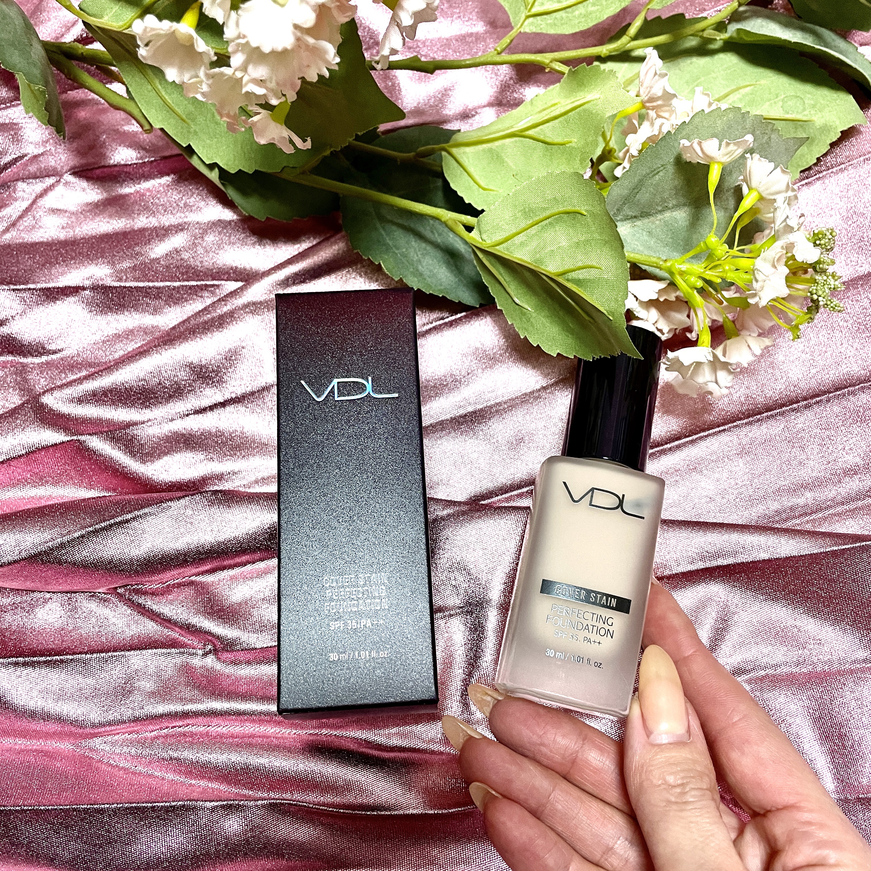 カバーステイン パーフェクティング ファンデーション/VDL/リキッドファンデーションを使ったクチコミ（1枚目）