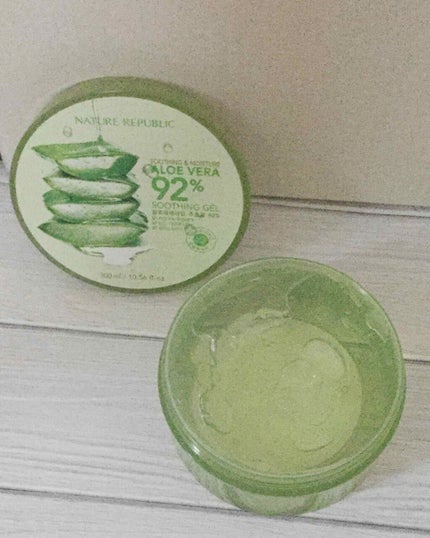 マイルド&モイスチャーアロエジェル/ネイチャーリパブリック/ボディローションを使ったクチコミ(2枚目)