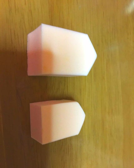 ぷっくりパフ ハウス型2P/セリア/パフ・スポンジを使ったクチコミ(1枚目)