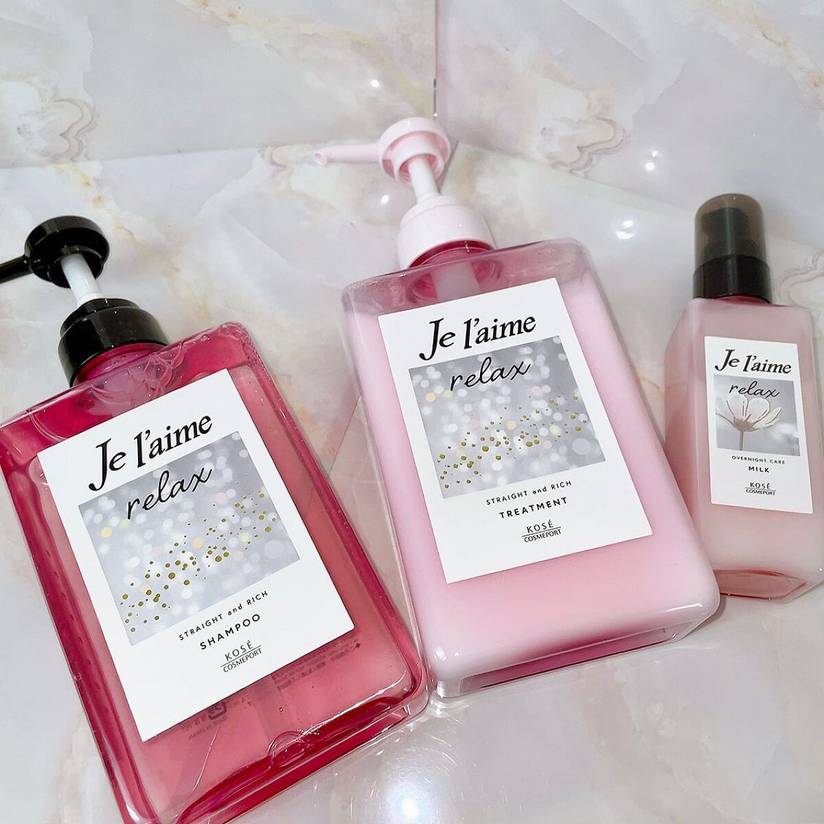 リラックス オーバーナイトケア ミルク/Je l'aime/ヘアミルクを使ったクチコミ（1枚目）