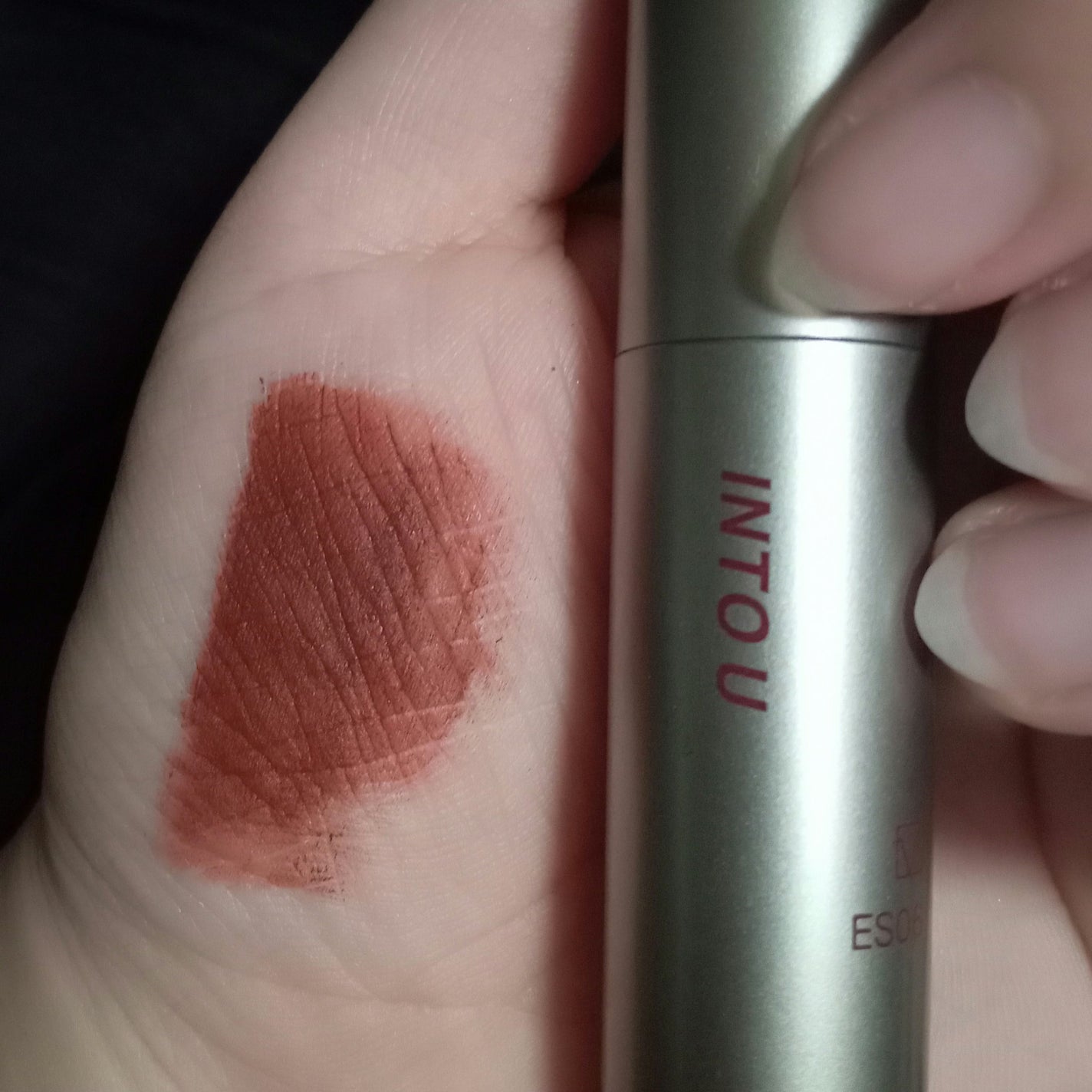 エスプレッソリップマット/INTO U/口紅を使ったクチコミ(2枚目)