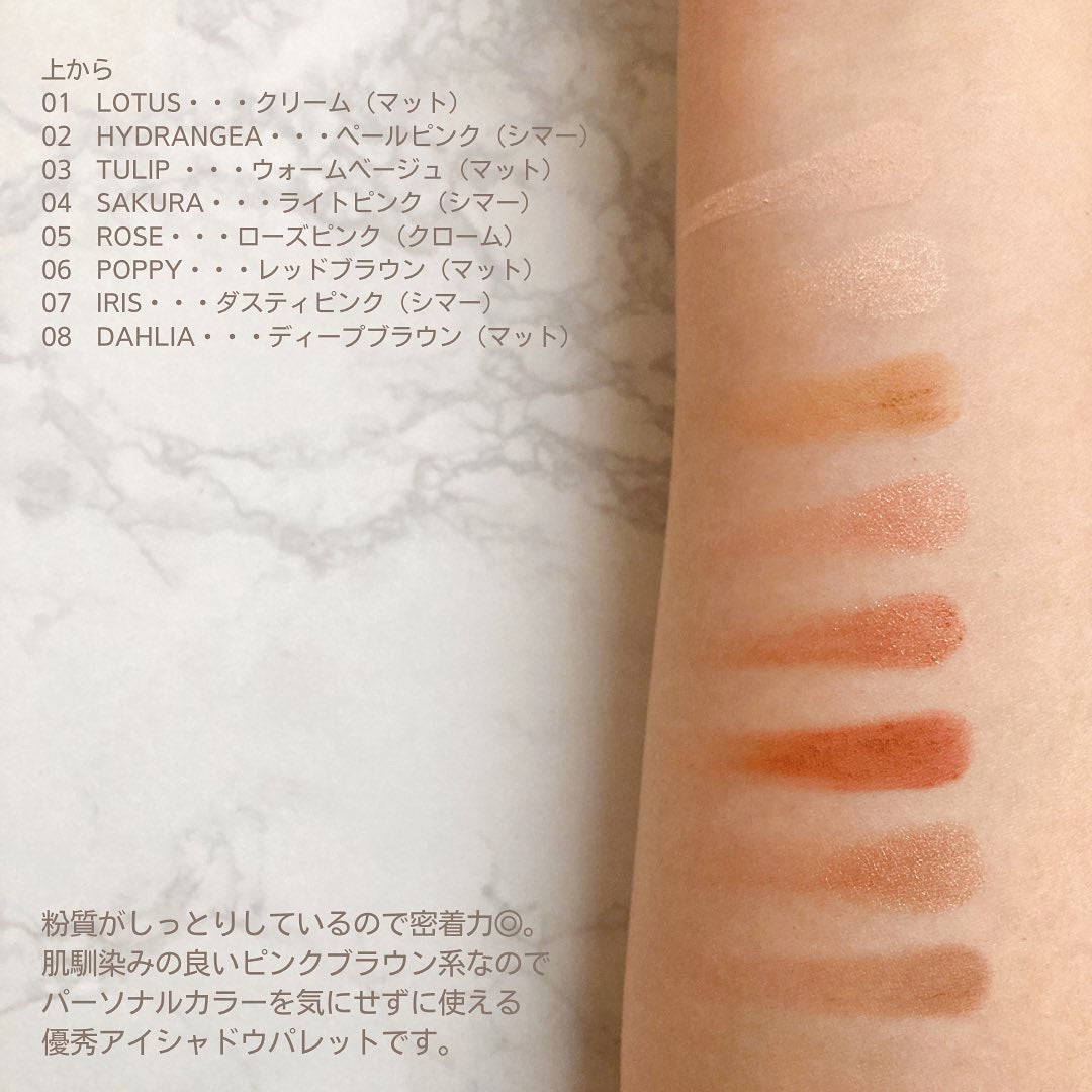 ジャパン イン ブルーム アイシャドウ パレット/ローラ メルシエ/アイシャドウパレットを使ったクチコミ(4枚目)