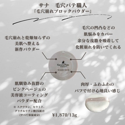 毛穴パテ職人 毛穴崩れブロックパウダー/毛穴パテ職人/ルースパウダーを使ったクチコミ(2枚目)