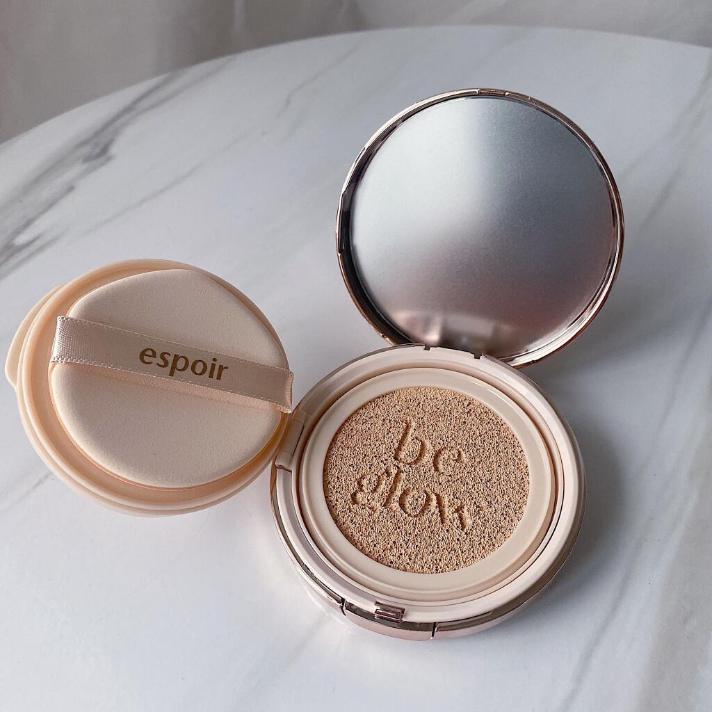 プロテーラービーグロウクッション(オールニュー)/espoir/クッションファンデーションを使ったクチコミ（2枚目）