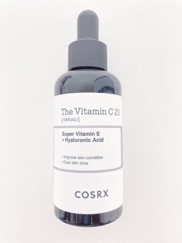 COSRX【The VitaminC23】

鉄っぽいような独特な匂いが少し気になりますが、すぐに消えます

濃度の高いビタミンがお手頃で買えるのはすごいと思います！
ベタつきのあるテクスチャーで初めは