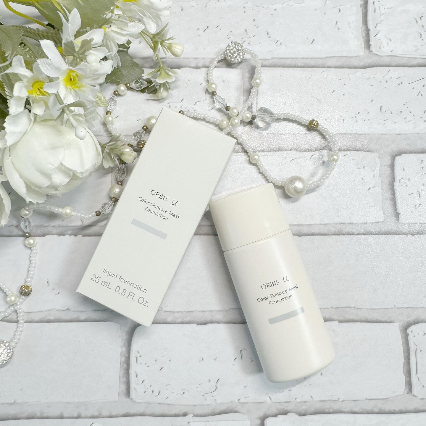 オルビスユー カラースキンケアマスク ファンデーション/オルビス/リキッドファンデーションを使ったクチコミ（1枚目）