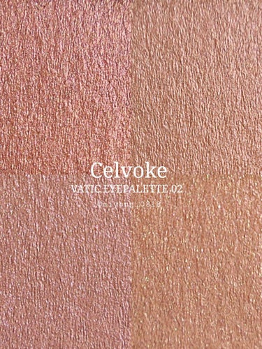 ヴァティック アイパレット 02 エマージュピンク/Celvoke/パウダーアイシャドウを使ったクチコミ（3枚目）