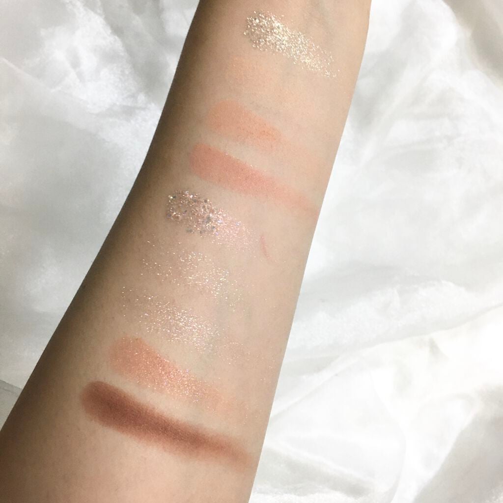 グリッターペディアアイパレット/unleashia/アイシャドウパレットを使ったクチコミ(5枚目)