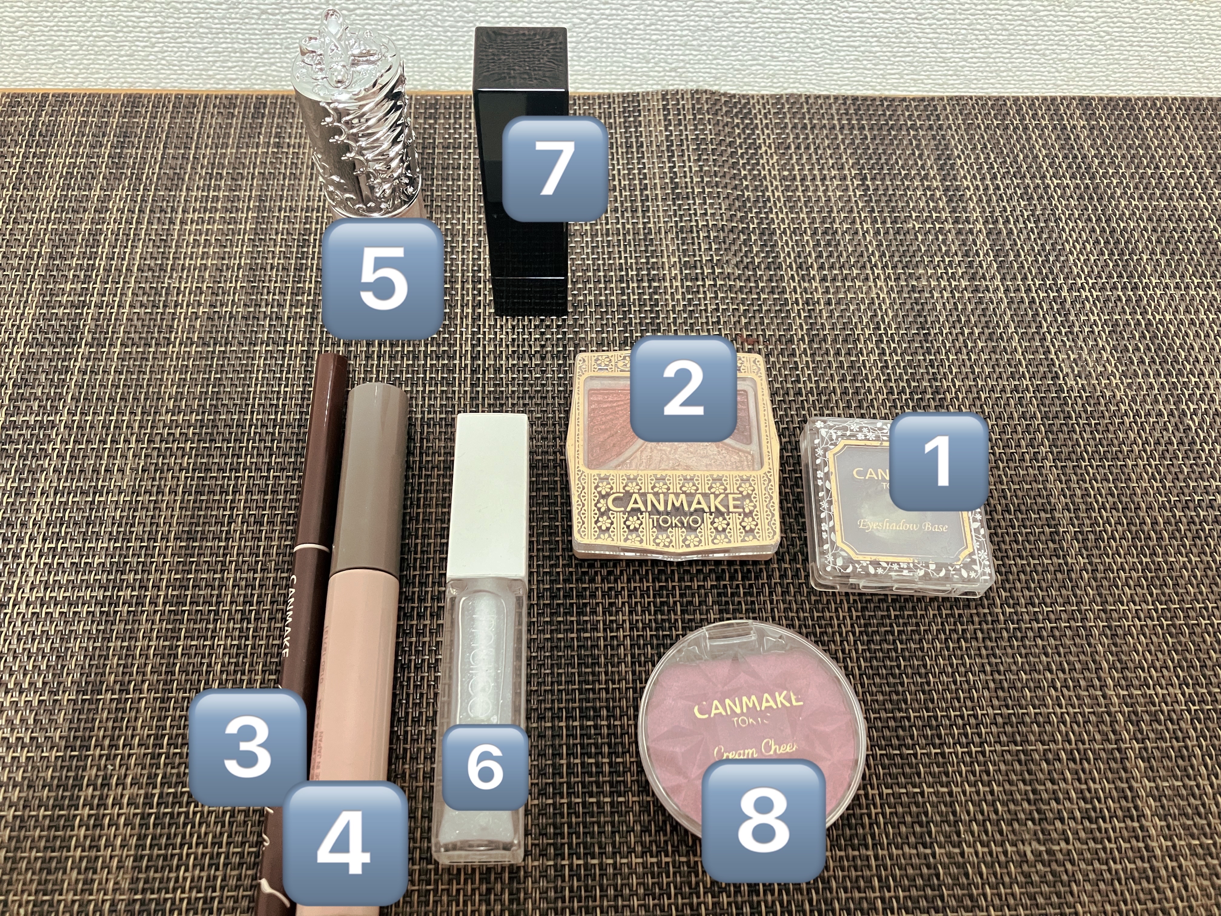 ジューシーピュアアイズ/キャンメイク/アイシャドウパレットを使ったクチコミ（1枚目）