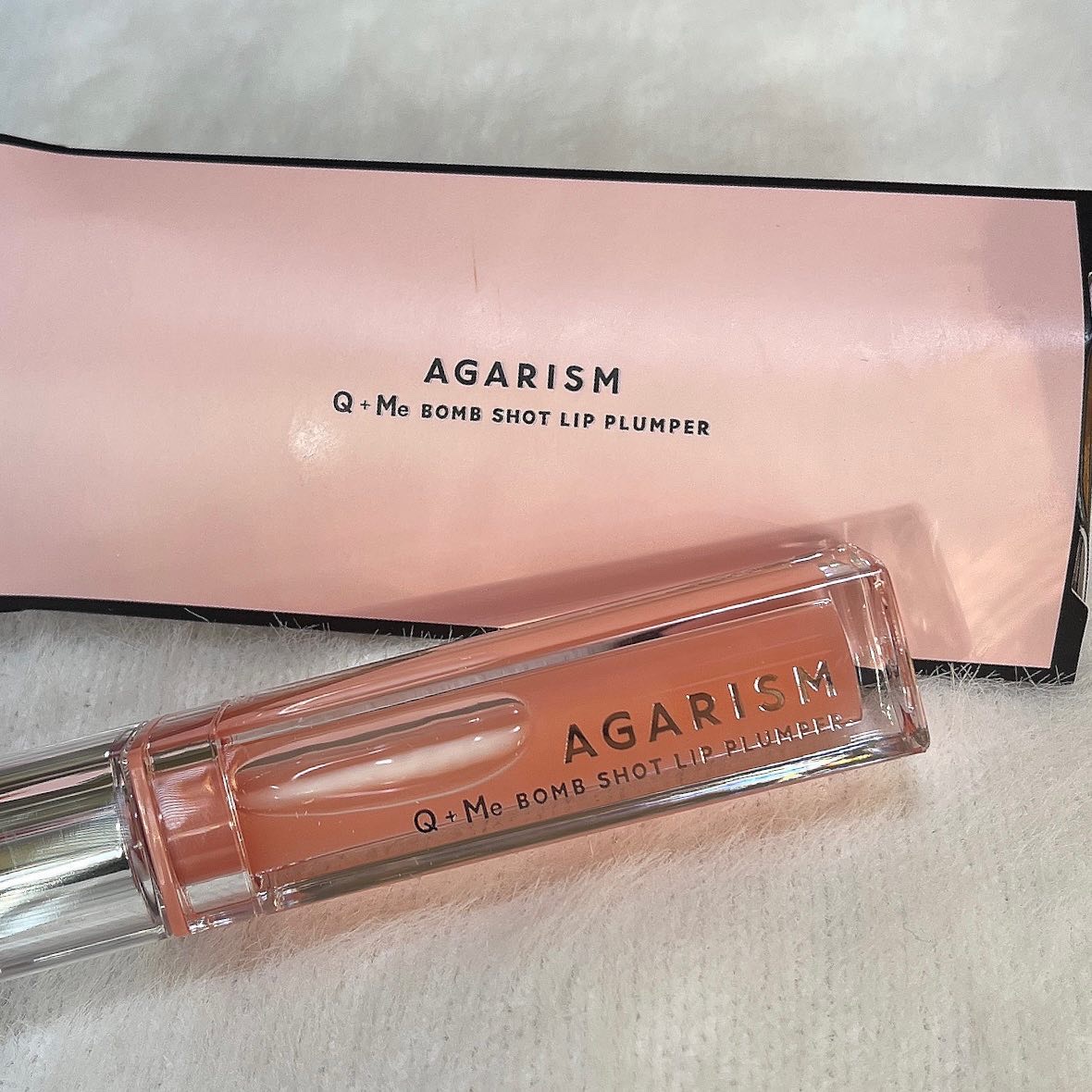 キューミ―ボムショットリッププランパー/AGARISM/リッププランパーを使ったクチコミ（3枚目）