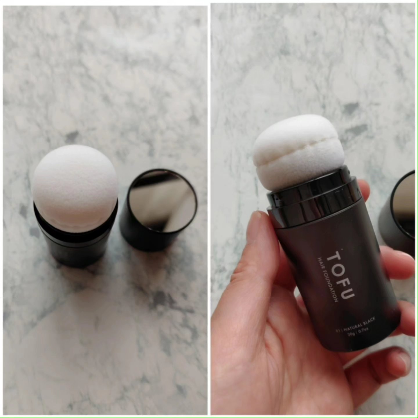 ヘアファンデーション/TOFU/ヘアカラーを使ったクチコミ（2枚目）