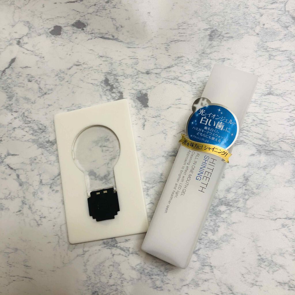 HITEETH ALL IN ONE MOUTH GEL SHINING LEDライト付き/R&/その他オーラルケアを使ったクチコミ(1枚目)