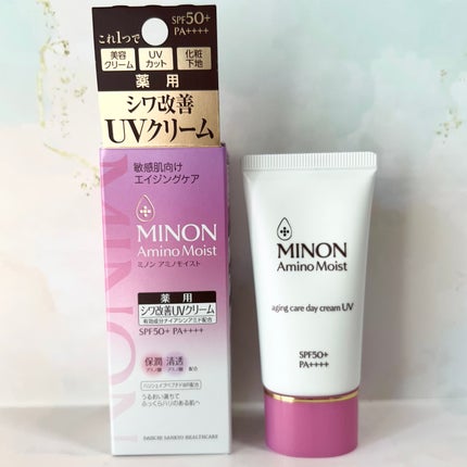 ミノン アミノモイスト エイジングケア デイクリームUV/ミノン/日焼け止めクリームを使ったクチコミ(1枚目)