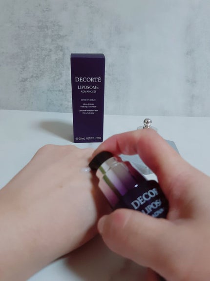 リポソーム アドバンスト リペアアイセラム/DECORTÉ/アイケア・アイクリームを使ったクチコミ(4枚目)