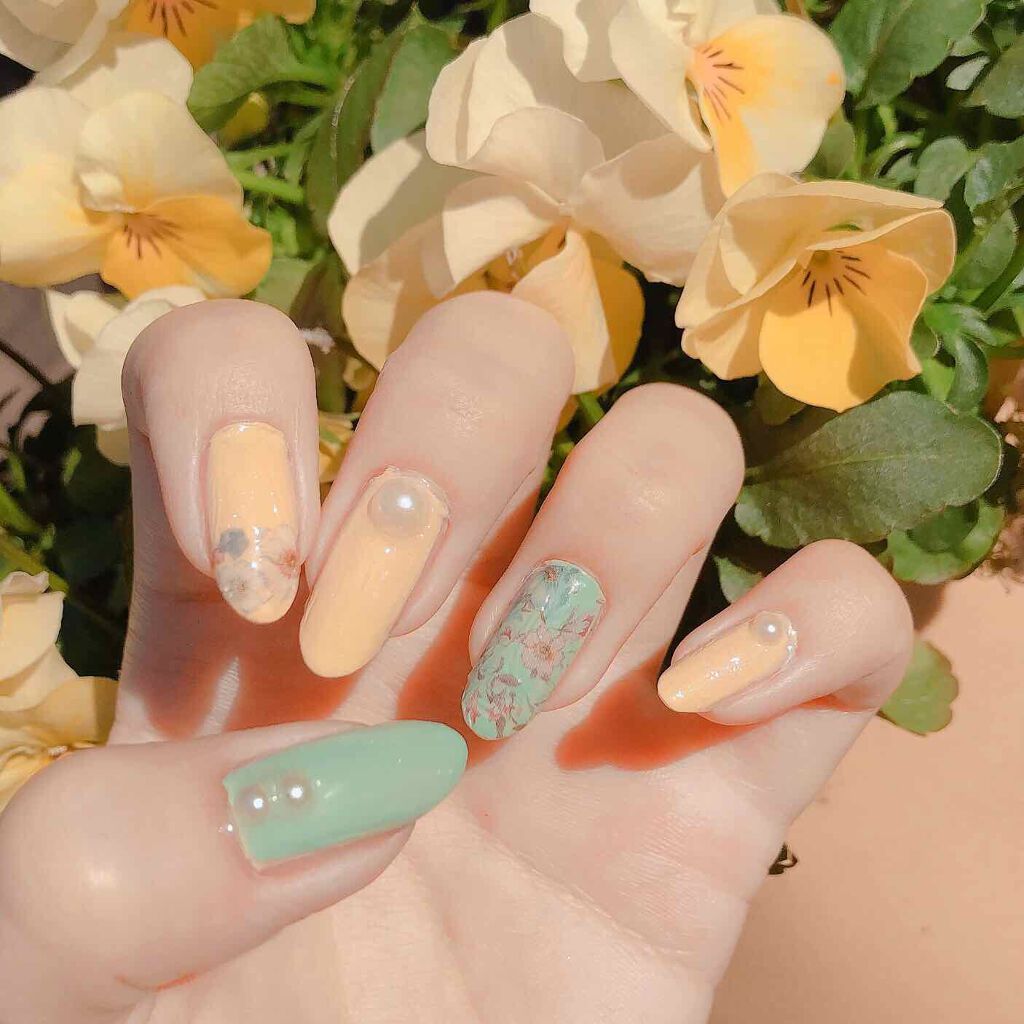 ネイルシール/キャンドゥ/ネイルシールを使ったクチコミ(2枚目)