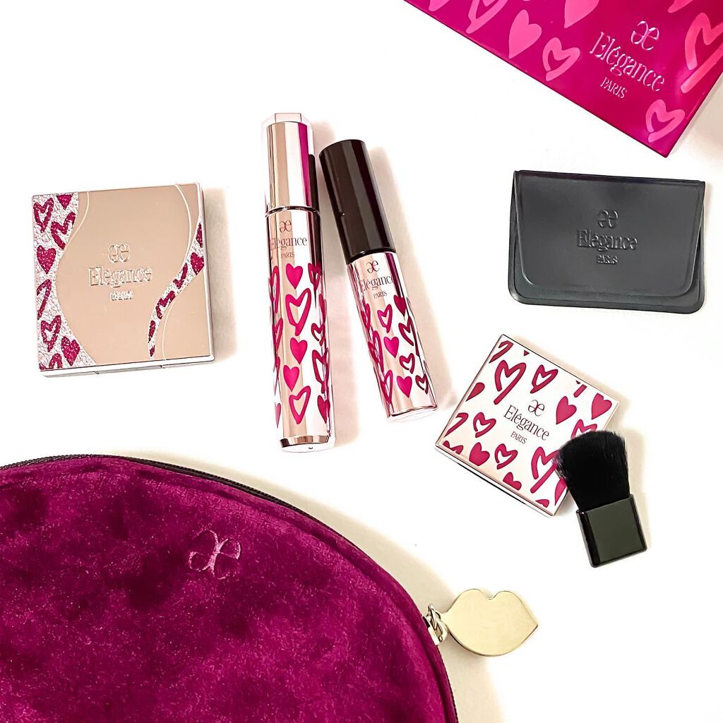 ChinamI on LIPS 「今年のクリスマスコフレ大本命はエレガンス💄.*ピンクにハート柄..」(2枚目)